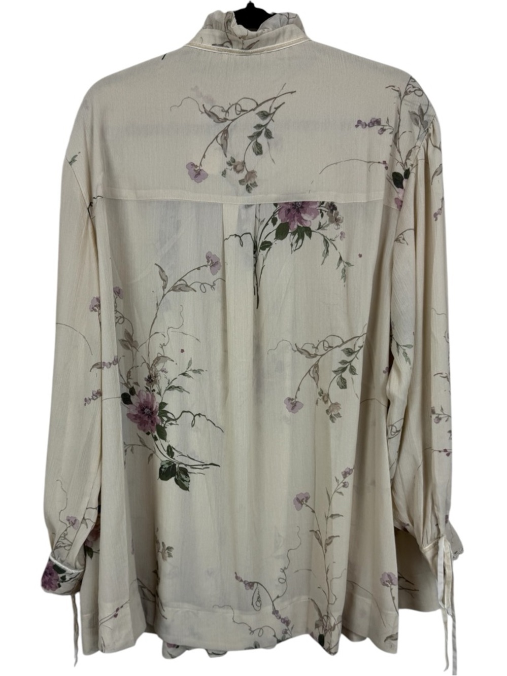 NWT Torrid X Festi Pleated Ruffle Neck boho Blouse sz 2X - Picture 4 of 9